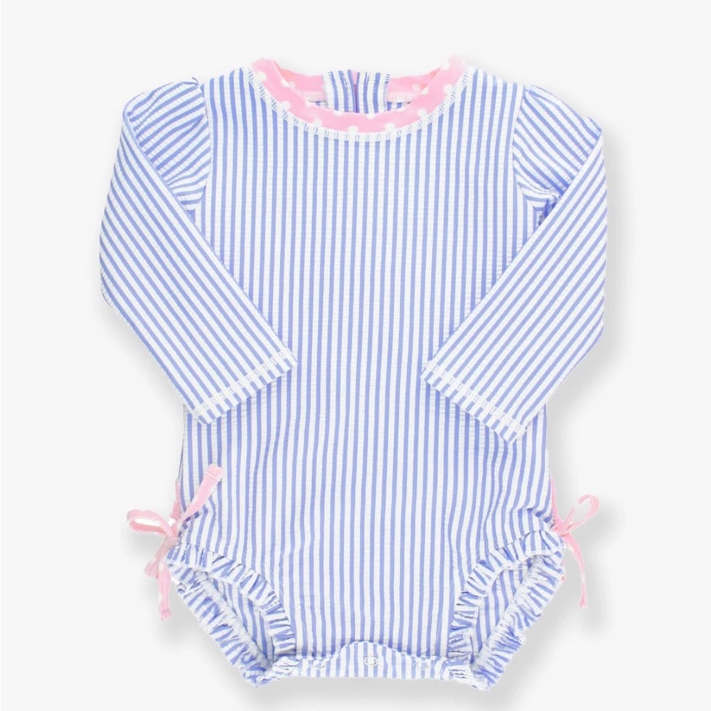 Ruffle Butts long sleeve bathing suit